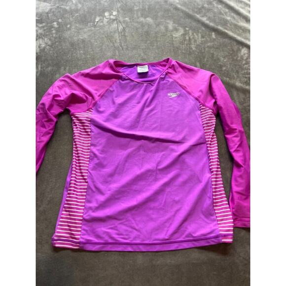 Women's long sleeve active wear top Speedo‎ Size XL PINK - Picture 1 of 5